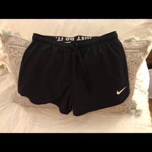 Nike Dri-Fit Running Shorts w Spandex Small- Black